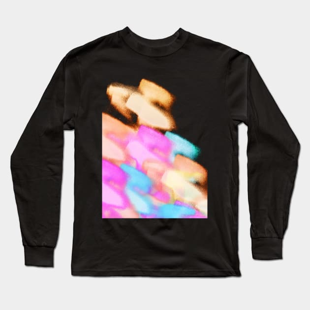 Neon Clouds Long Sleeve T-Shirt by Swadeillustrations